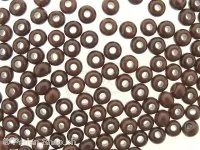 SeedBeads, Color: satt brown, Size: 4.5mm, Qty:15 gr.