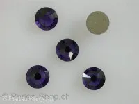 Swarovski rhinestones flatback, 2058, 7mm, purple velvet, 5 pc.
