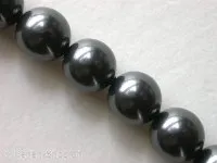 ACTION Sw Cry Pearls 5810, black, 8mm, 25 Stk.