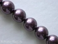 ON SALE Sw Cry Pearls 5810, burgundy, 8mm, 25 pc.