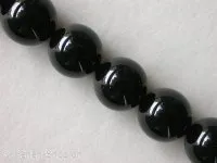 ON SALE Sw Cry Pearls 5810, mystic black, 8mm, 25 pc.