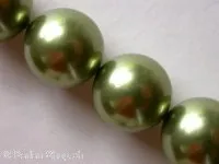 Sw Cry Pearls 5811, big hole, light green, 14mm, 5 pc.