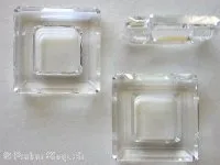 Swarovski Frame, 4439, 14mm, crystal, 1 pc.