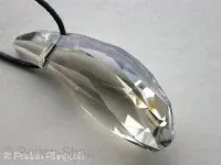 Swarovski Aquiline Beads, 5531, 36mm, silver shade, 1 Stk.