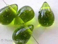 Dropbeads, green, 15mm, 10 pc.