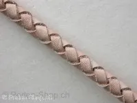 L Cord plaited (Bolo) from coil, naturel, ±6mm, 10cm