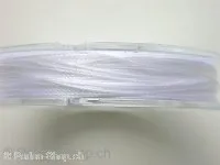Beading thread, white, ±0.2mm, ±30 meter
