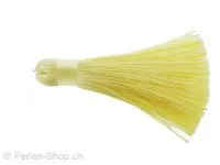 Silk Tassels, Color: yellow, Size: ±8/23mm, Qty:1 pc.