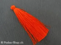 Silk Tassels, Color: red, Size: ±8cm, Qty:1 pc.