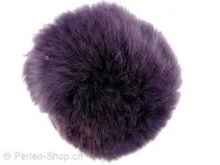 Velvet ball. Color: amethyst, Size: ±80mm, Qty:1 pc.