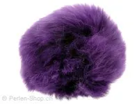 Velvet ball. Color: purple, Size: ±80mm, Qty:1 pc.