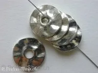 Metal disk/rings, ±2x12mm, 5 pc.
