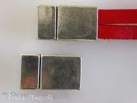 Magnetverschluss, ±21x12mm, antik silber, 1 Stk.