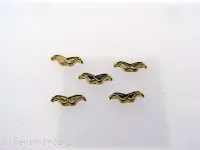 Charm Wing, Color: gold, Size: ±3x10mm, Qty: 1 pc.