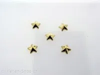 Charm Star, Color: gold, Size: ±5mm, Qty: 1 pc.