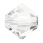 Preciosa Bicon, Color: Crystal, Size: 4mm, Qty: ±100 pc.