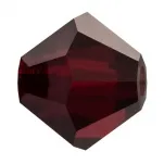 Preciosa Bicone, Farbe: Garnet, Grösse: 4mm, Menge: ±100 Stk.