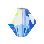 Preciosa Bicon, Color: Sapphire AB, Size: 4mm, Qty: ±100 pc.
