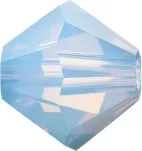 Preciosa Bicone, Farbe: Light Sapphire Opal, Grösse: 4mm, Menge: ±100 Stk.