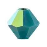 Preciosa Bicon, Color: Turquoise AB, Size: 4mm, Qty: ±100 pc.