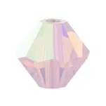 Preciosa Bicon, Color: Rose Opal AB, Size: 4mm, Qty: ±100 pc.