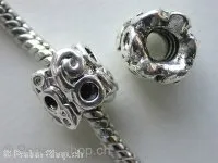 Troll-Beads Style, cylinder, ±9x11mm, 1 pc.
