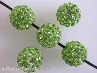 Shambala Beads, green, 10mm, 1 pc.