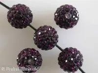 Shambala Beads, violett, 10mm, 1 Stk.