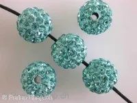 Shambala Beads, turquoise, 10mm, 1 pc.