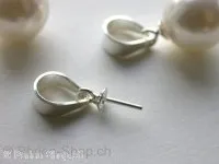 Bails with pin for beads, SILVER 925, 1 pc.