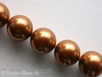 ACTION Sw Cry Pearls 5810, copper, 12mm, 10 Stk.