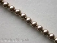 ACTION Sw Cry Pearls 5810, bronze, 8mm, 25 Stk.