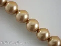 Sw Cry Pearls 5811, big hole, vintage gold pearl, 14mm, 5 Stk.