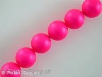 ON SALE Sw Cry Pearls 5810, neon pink, 12mm, 10 pc.