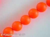 ACTION Sw Cry Pearls 5810, neon orange, 12mm, 10 Stk.