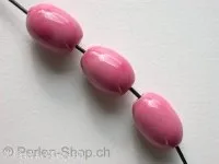 Ceramic Beads, cylinder, ±18x13mm, pink, 1 pc.