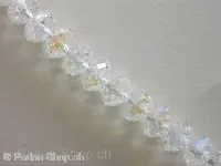 Briolette Beads, crystal ab, 3x4mm, 40 pc.