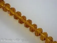 Briolette Beads, brown, 6x8mm, 15 pc.