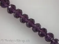 Briolette Beads, violett, 10x14mm,6 Stk.