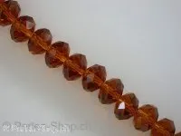 Briolette Beads, brown, 8x10mm, 12 pc.