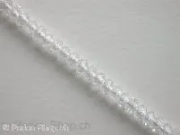 Briolette Beads, crystal, 3x4mm, 40 pc.