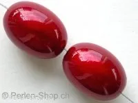 Miracle-Beads, 19x14mm, red, 2 pc.