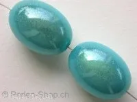 Miracle-Beads, 19x14mm, turquoise, 2 pc.