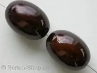 Miracle-Beads, 19x14mm, brown, 2 pc.