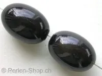 Miracle-Beads, 19x14mm, black, 2 pc.