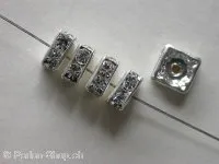 CRAZY DEAL Strass rondel Square, 6mm, 3 pc.