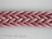Wachs-Cord, rosa, ±16mm, 10 cm