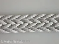 Wachs-Cord, weiss, ±16mm, 10 cm