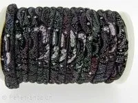 Textile Cord from coil, Color: multi, Size: ±6mm, Qty: 10cm