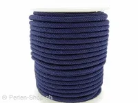 Baumwollband, Farbe: blau, Grösse: ±3mm, Menge: 1 Meter